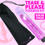 Tease & Please Toolbox Kit | 4 Toy Pleasure Bundle - Sexdoll.Sex