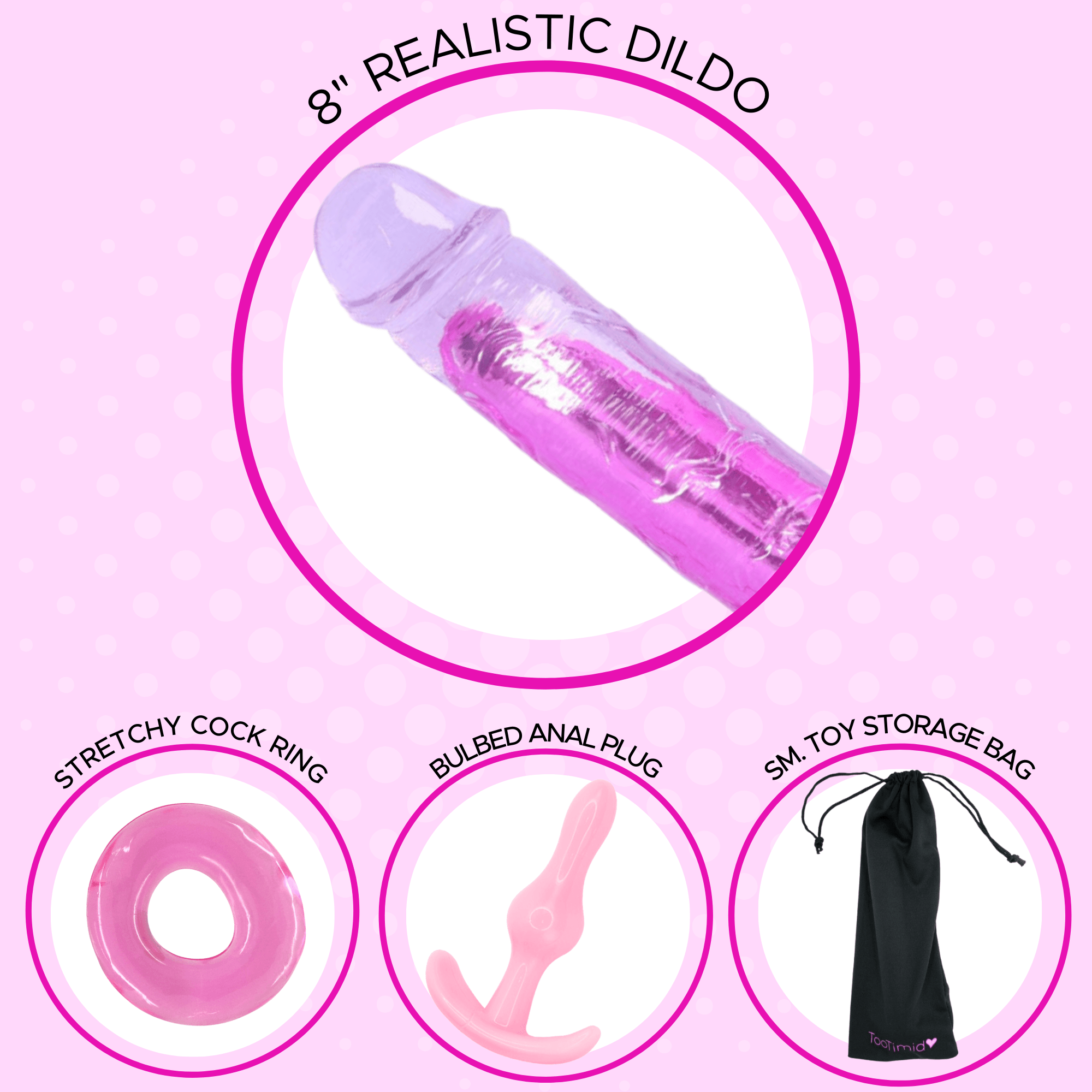 Tease & Please Toolbox Kit | 4 Toy Pleasure Bundle - Sexdoll.Sex