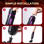 Thrusting Dildo Machine with Realistic Texture - Ultimate Pleasure for Solo and Partner Play - Sexdoll.Sex
