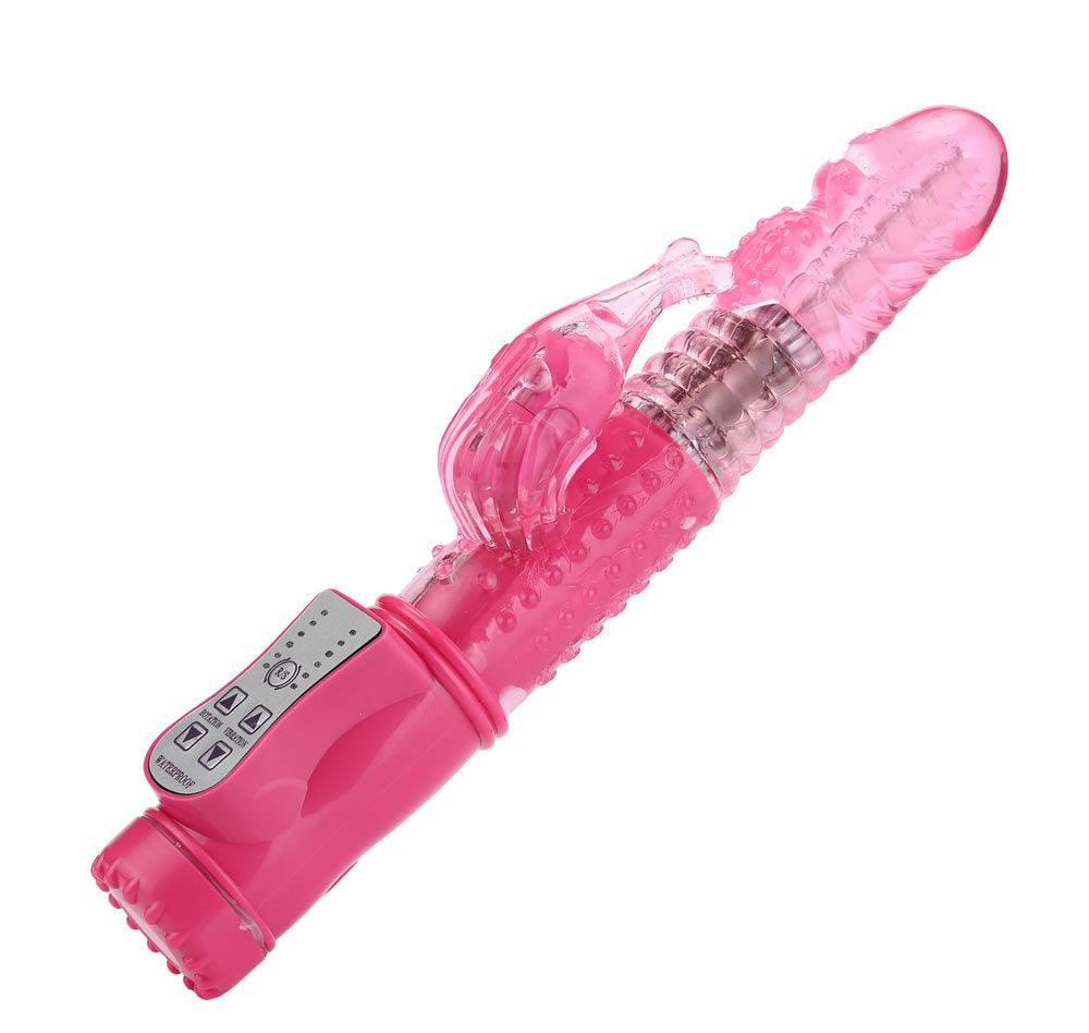 Thrusting Rotating Dual-Action Butterfly Vibrator - Sexdoll.Sex