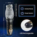 Tornado Handheld 5 Rotating 10 Vibrating Masturbation Cup - Sexdoll.Sex