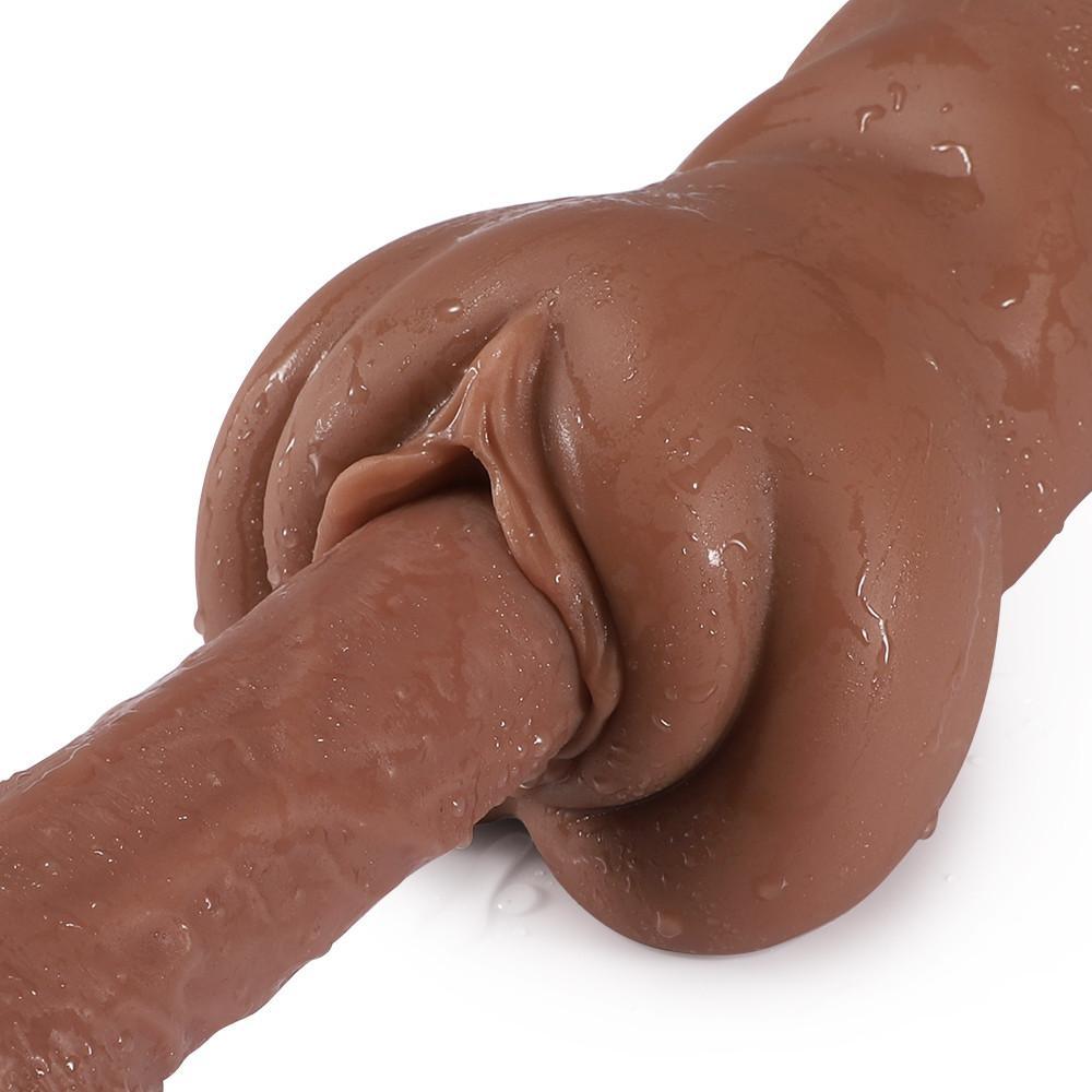 Ultra-Realistic Textured Pocket Pussy Masturbator: 1.58 lb - Sexdoll.Sex